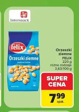 Carrefour Orzeszki ziemne Felix smażone i solone oferta