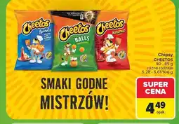 Carrefour Chipsy Cheetos Spirals Cheese with Ketchup oferta