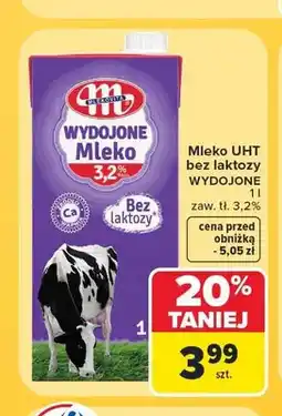 Carrefour Mleko UHT bez laktozy Wydojone 3,2% oferta