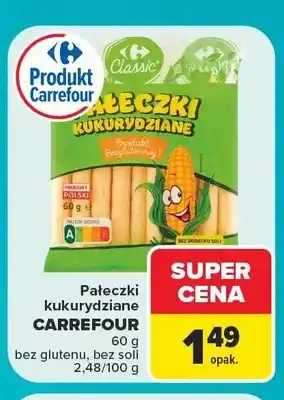 Carrefour Pałeczki kukurydziane Carrefour Classic oferta