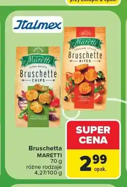 Carrefour Bruschetta Bites Tomato Olives & Oregano Maretti oferta
