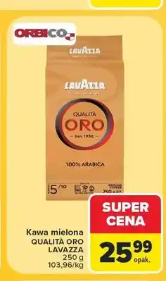 Carrefour Kawa mielona Lavazza Qualità Oro oferta