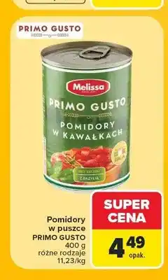 Carrefour Pomidory w puszce Melissa Primo Gusto oferta