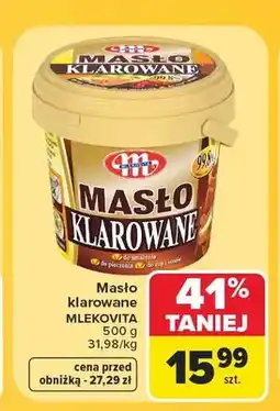 Carrefour Masło klarowane Mlekovita oferta