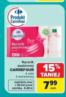 Carrefour Ręcznik papierowy Carrefour oferta