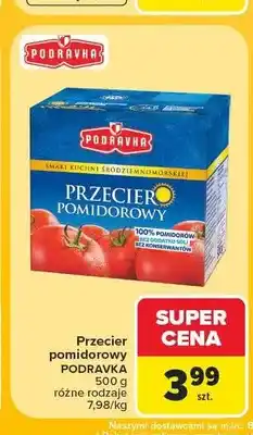 Carrefour Przecier pomidorowy Podravka oferta