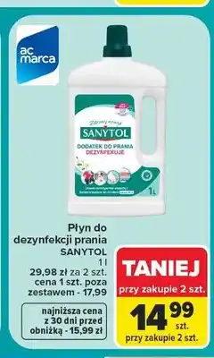 Carrefour Płyn do dezynfekcji prania Sanytol oferta