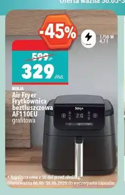 Biedronka Air Fryer Frytkownica beztłuszczowa Ninja grafitowa oferta