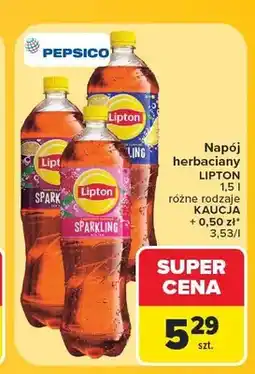 Carrefour Napój herbaciany Lipton Spark oferta