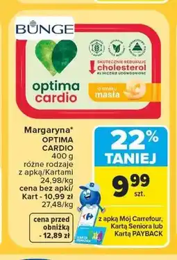 Carrefour Margaryna Optima Cardio oferta