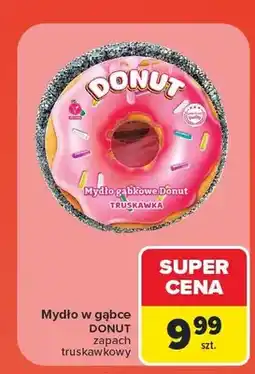 Carrefour Mydło w gąbce Donut zapach truskawkowy oferta