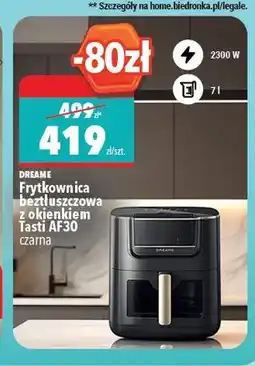 Biedronka Frytkownica beztłuszczowa Dreame Tasti AF30 czarna oferta