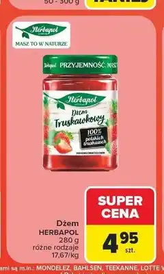 Carrefour Dżem Herbapol truskawkowy oferta