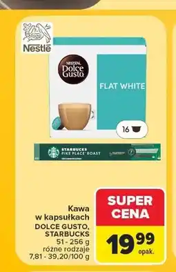 Carrefour Kawa w kapsułkach Starbucks Pike Place Roast oferta