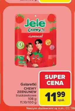Carrefour Galaretki Chewy Zeununew truskawkowe Jele oferta
