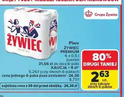 Carrefour Piwo Żywiec Premium 6-pak oferta