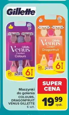 Carrefour Maszynki do golenia Gillette Venus Comfort Colours 6-pak oferta