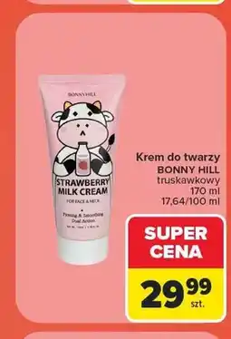 Carrefour Krem do twarzy Bonny Hill truskawkowy oferta