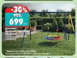 Biedronka Huśtawka ogrodowa dla dzieci Black Forest potrójna oferta