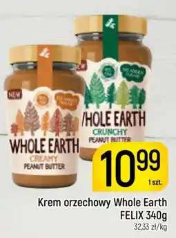Delikatesy Piotruś Pan Whole Earth Krem orzechowy Felix oferta