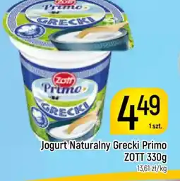 Delikatesy Piotruś Pan Zott Jogurt Naturalny Grecki Primo oferta