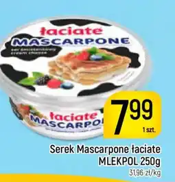 Delikatesy Piotruś Pan Łaciate Serek Mascarpone Mlekpol oferta