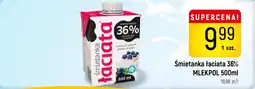 Delikatesy Piotruś Pan Mlekpol Śmietanka łaciata 36% oferta