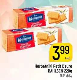 Delikatesy Piotruś Pan Bahlsen Krakuski Herbatniki Petit Beurre oferta