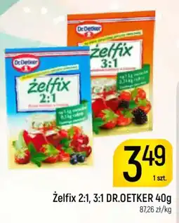 Delikatesy Piotruś Pan Dr. Oetker Żelfix 2:1, 3:1 oferta