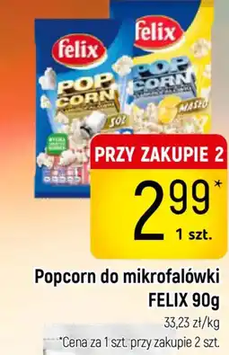 Delikatesy Piotruś Pan Felix Popcorn do mikrofalówki oferta