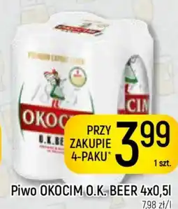 Delikatesy Piotruś Pan Piwo okocim o.k. Beer oferta
