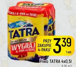Delikatesy Piotruś Pan Piwo tatra Jasne Pełne oferta