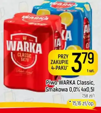 Delikatesy Piotruś Pan Piwo warka Classic oferta