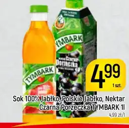 Delikatesy Piotruś Pan Tymbark Sok 100% Jabłko, Polskie Jabłko, Nektar Czarna Porzeczka oferta
