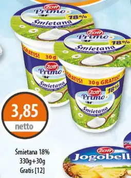 DUO-TES Zott Primo Śmietana 18% oferta