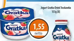 DUO-TES Danone Jogurt Gratka Drink Truskawka oferta