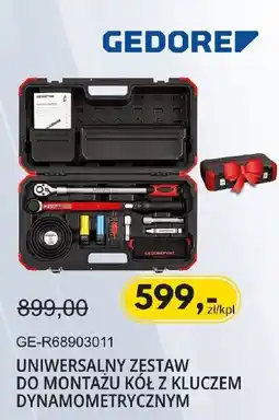 Unimet Gedore Uniwersalny zestaw do montażu kół z kluczem dynamometrycznym oferta