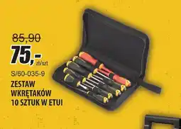 Unimet Stanley Zestaw wkrętaków 10 sztuk w etui oferta