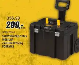 Unimet Stanley Skrzynia Pro-Stack mobilna z automatyczną pokrywą oferta