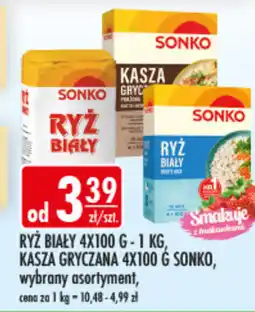 Sklepy Doroty Sonko Ryż biały, Kasza gryczana oferta