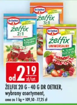 Sklepy Doroty Dr. Oetker Żelfix oferta