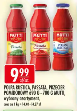 Sklepy Doroty Mutti Polpa Rustica, Passata, Przecier pomidorowy oferta