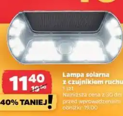 Netto Lampa solarna z czujnikiem ruchu oferta