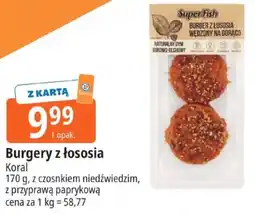 E.Leclerc Super Fish Koral Burgery z łososia oferta
