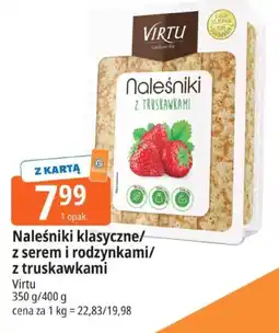E.Leclerc Virtu Naleśniki klasyczne/z serem i rodzynkami/z truskawkami oferta