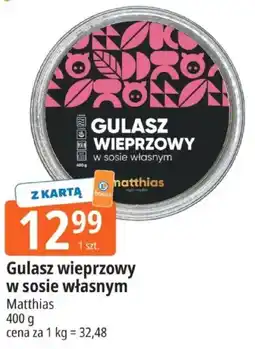 E.Leclerc Matthias Gulasz wieprzowy w sosie własnym oferta