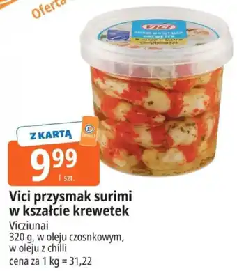 E.Leclerc Vici przysmak surimi w kształcie krewetek oferta