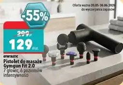 Biedronka GYMTASTIC Pistolet do masażu Gymgun Fit 2.0 oferta