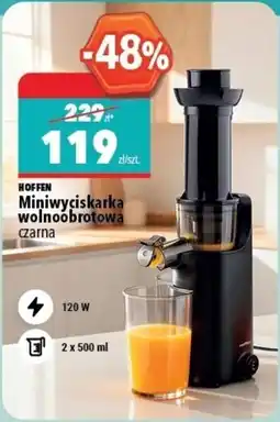 Biedronka HOFFEN Miniwyciskarka wolnoobrotowa oferta