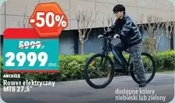 Biedronka ANCHEER Rower elektryczny MTB 27,5" oferta
